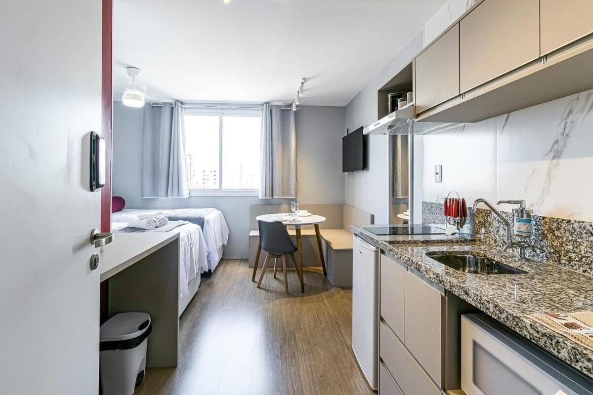 Rubi Studio No Bras Com Piscina - Metro Bras São Paulo Ngoại thất bức ảnh